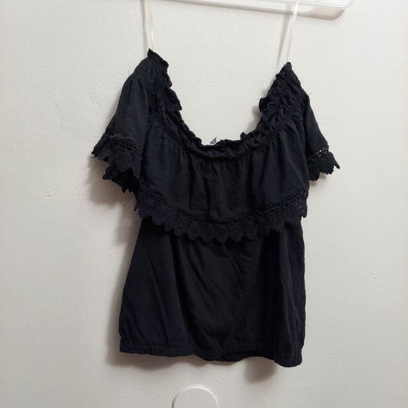 Black of the shoulder top - Picture 5 of 5